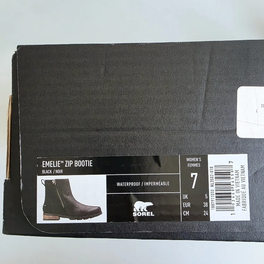 NEW Sorel Emelie Zip Bootie 7